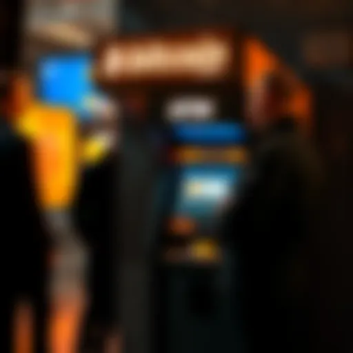 Interactive Bitcoin ATM Experience Bitcoin ATM in action