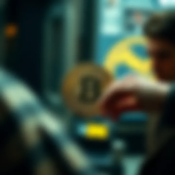 Engaging in Peer-to-Peer Bitcoin Transactions Peer-to-peer transaction illustration