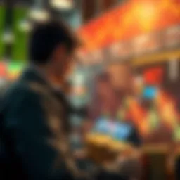 Illustration of market dynamics illustrating price discrepancies