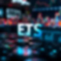 Visual representation of Exchange-Traded Funds concept