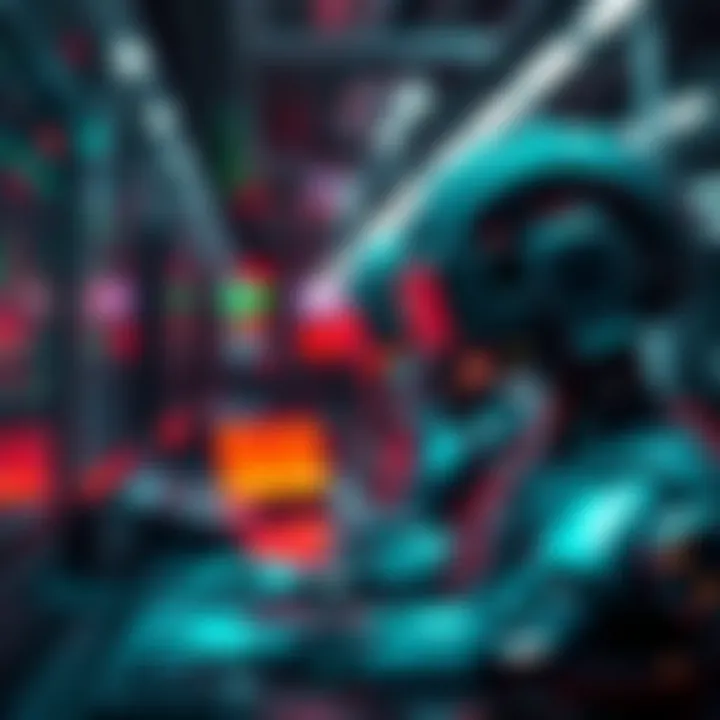 A conceptual image of automated trading systems operating efficiently