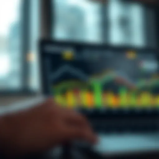 Visual representation of cryptocurrency portfolio tracking