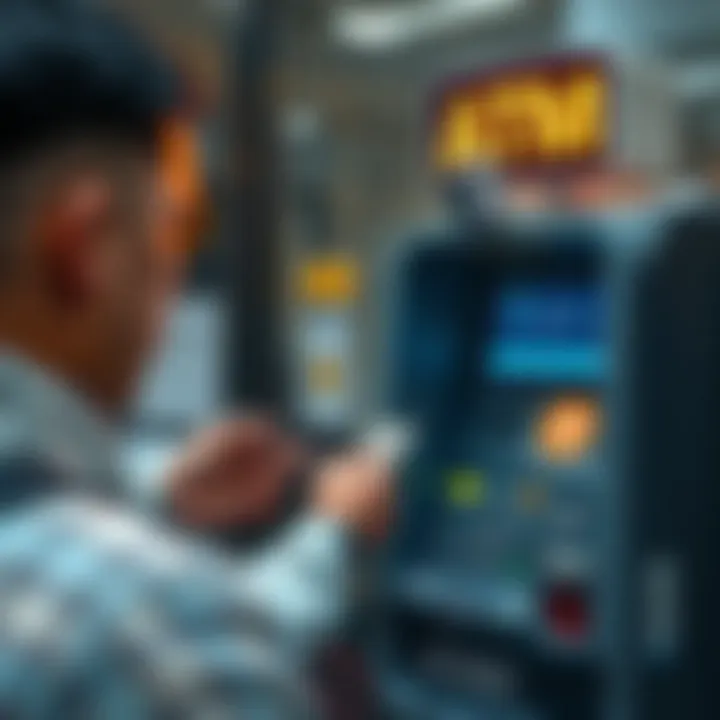 Using a Cryptocurrency ATM Cryptocurrency ATM in action