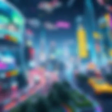 An impressive virtual world created by a crypto game