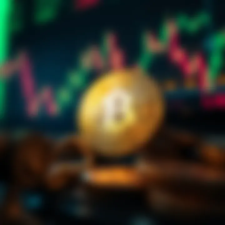 Visual representation of cryptocurrency market fluctuations