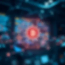 Visual representation of decentralized network architecture