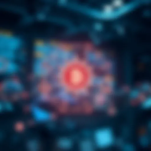 Decentralized Network Structure Visual representation of decentralized network architecture