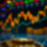 Abstract representation of cryptocurrency market cycles