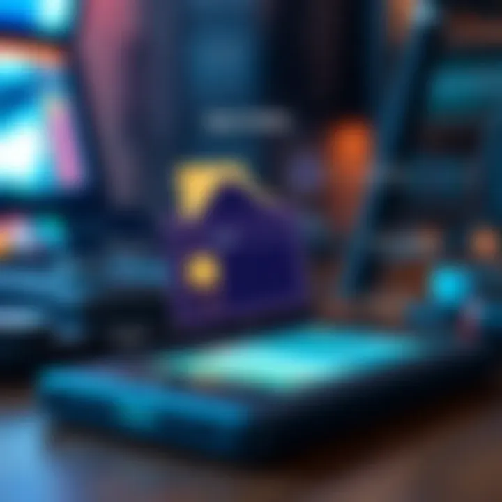 Digital Wallet Setup for NFT Transactions Diagram illustrating the setup of a digital wallet for NFT transactions