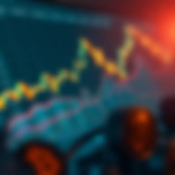 Cryptocurrency Market Trends Analysis Graph illustrating the upward trends of selected cryptocurrencies over time