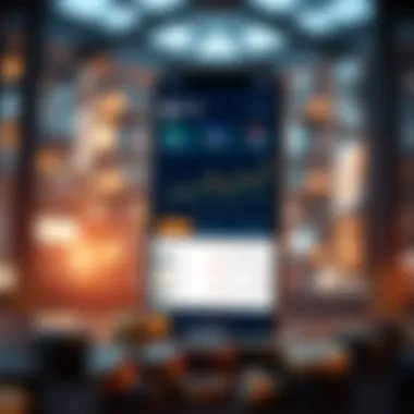 ExMarkets App User Interface User interface of the ExMarkets app showcasing trading dashboard