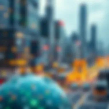 DLT Applications in Diverse Industries Illustration of DLT applications across various sectors