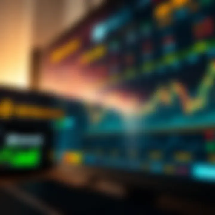 Binance Exchange Interface Binance exchange interface showcasing trading features