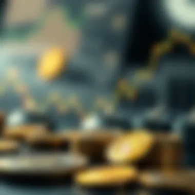 Infographic illustrating investment strategies for inexpensive cryptocurrencies