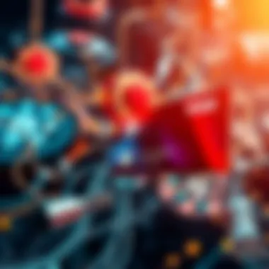 Operational Mechanics of Digital Payment Systems Dynamic illustration showing the operational mechanisms of digital payments