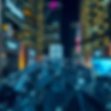 Decentralized Finance and Square's Innovations Illustration depicting the future of decentralized finance with Square