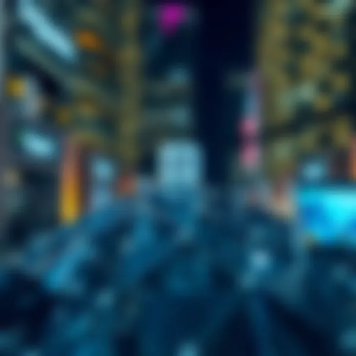 Decentralized Finance and Square's Innovations Illustration depicting the future of decentralized finance with Square