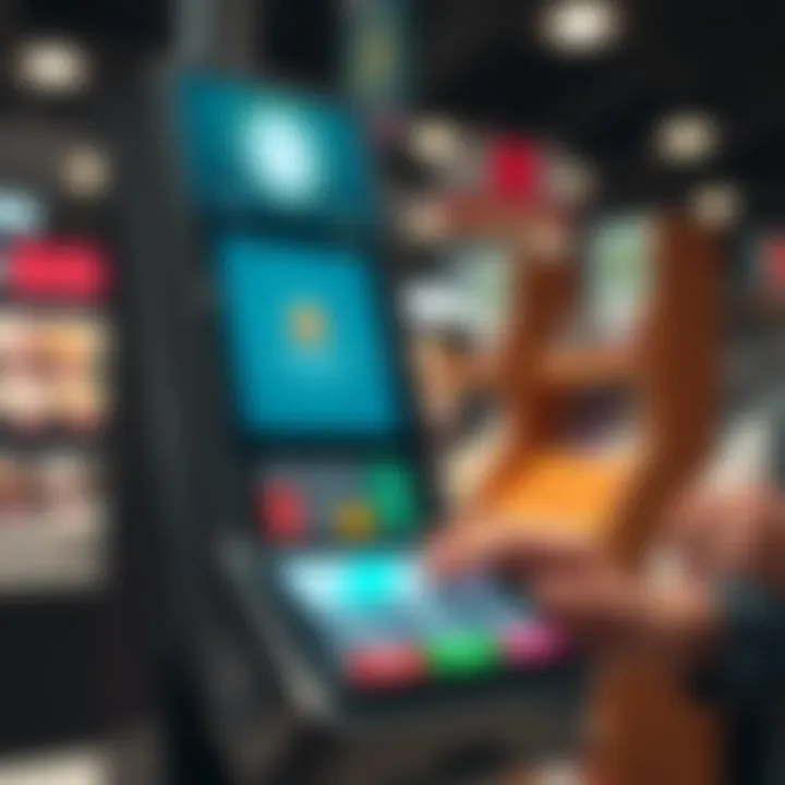 The Future of Payments: Crypto-Enabled Terminals A futuristic payment terminal supporting cryptocurrency