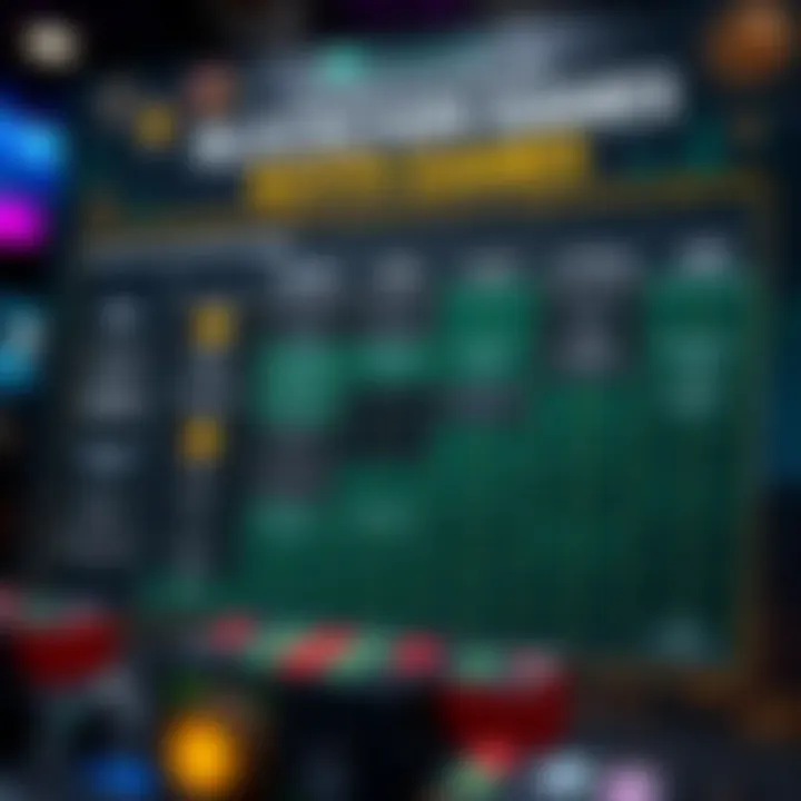 A visually appealing chart comparing various blockchain games and their benefits