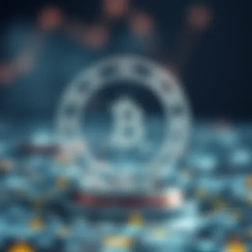 Blockchain Technology and Compliance Symbol of blockchain technology representing compliance