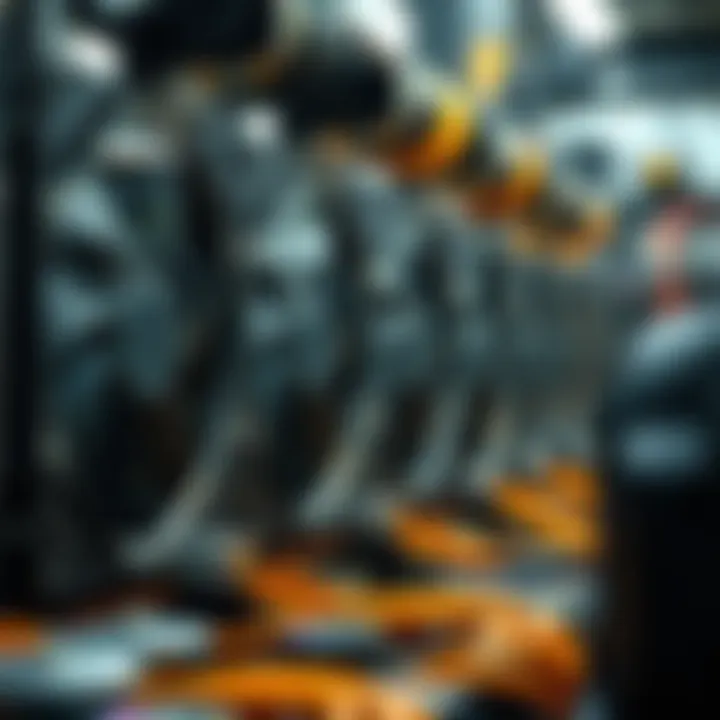 Cryptocurrency Mining Hardware A visual representation of cryptocurrency mining hardware in operation