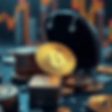 Risks and Rewards in Cryptocurrency Investments Conceptual image of risks and rewards in cryptocurrency investments