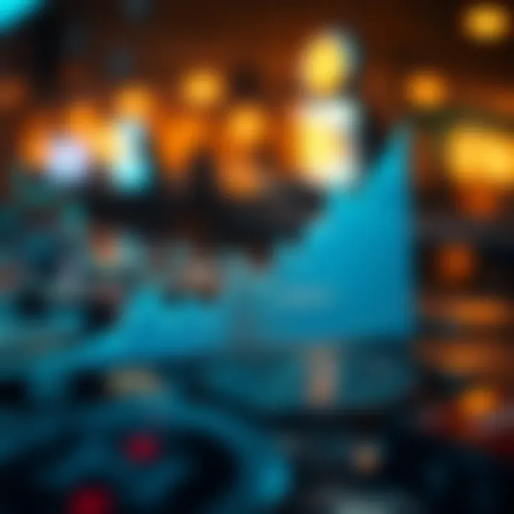 Graph illustrating the growth trends in the fintech sector