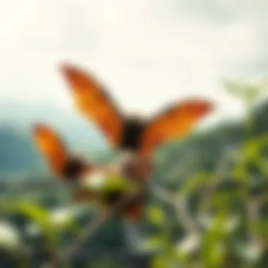 Blockchain: Bridging Finance and Nature Visual representation of blockchain technology and nature