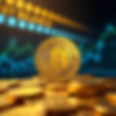 Gold Coins and Digital Finance Stability Gold coins symbolizing stability in digital finance