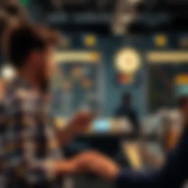 User Experience in Crypto Transactions An infographic illustrating user experiences in cryptocurrency transactions