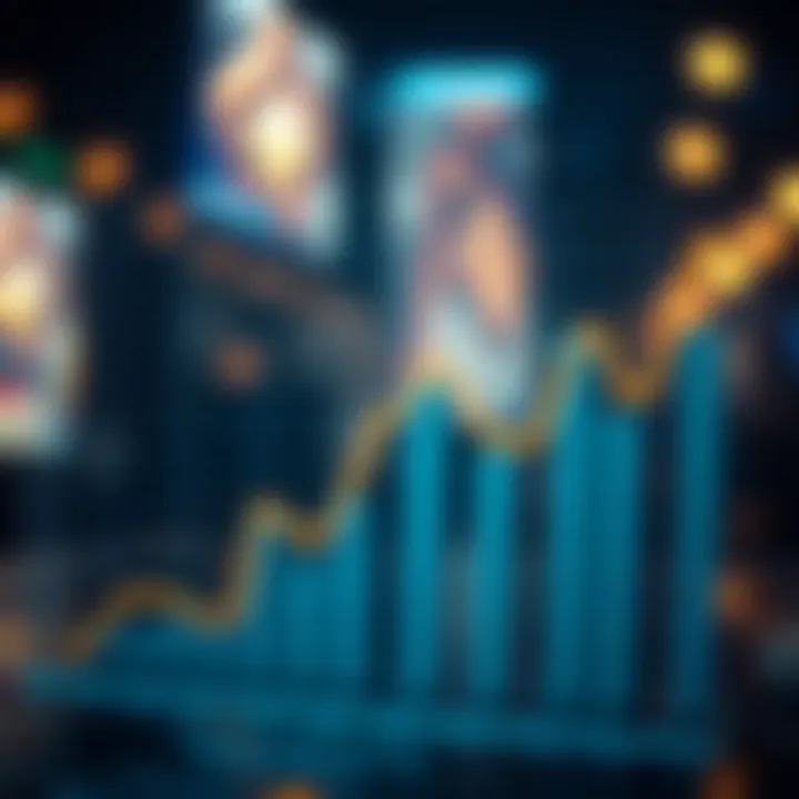 Graph depicting public perception of cryptocurrency