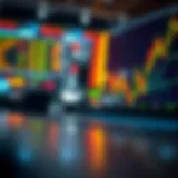 Conceptual illustration of market orders in stock trading