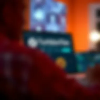 TurboTax interface showcasing crypto reporting features