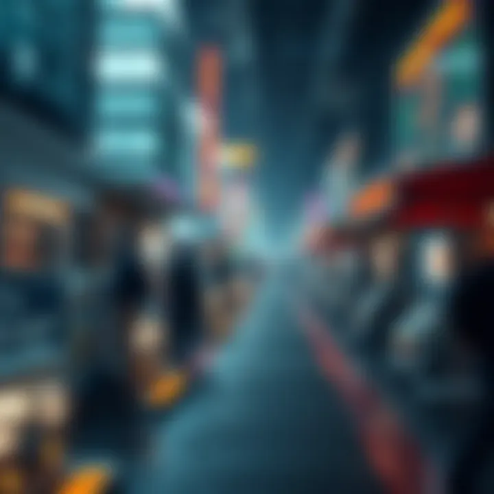 Graphical representation of NFT market trends