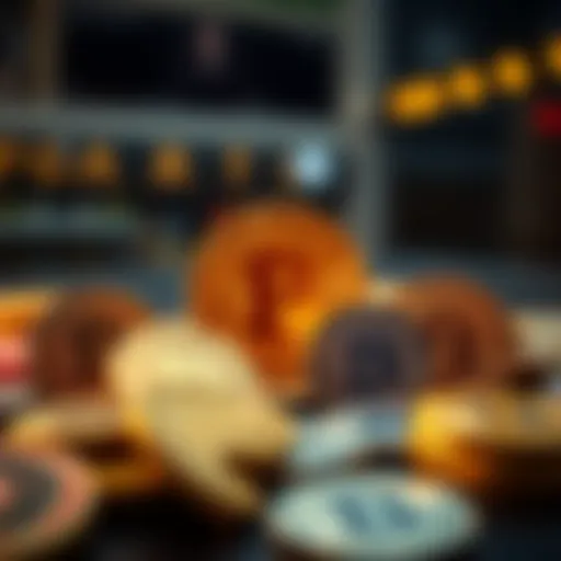 Diverse Types of Pi Coin Wallets Illustration of various Pi Coin wallet types