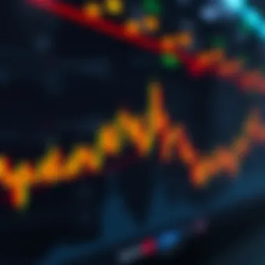Candlesticks and Market Volatility A visual representation of market volatility with candlestick overlays highlighting key trading signals.