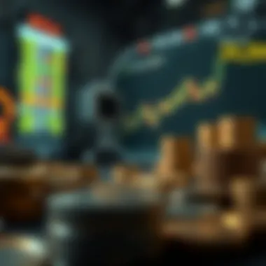 Visual representation of supply and demand dynamics in crypto trading