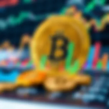 Chart depicting market trends in cryptocurrency