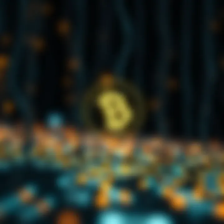 Blockchain Technology Concept Illustration Blockchain technology concept illustration