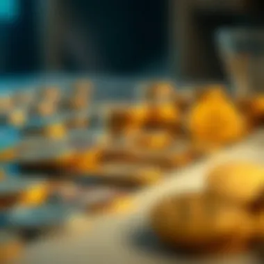 Illustration showing the historical progression of cryptocurrency dividends