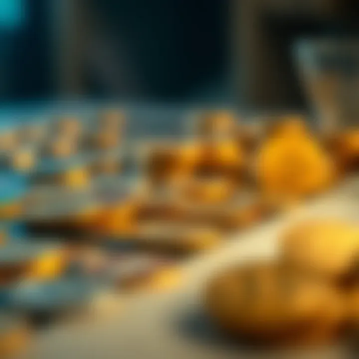 Illustration showing the historical progression of cryptocurrency dividends