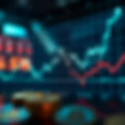 Graph illustrating cryptocurrency price trends