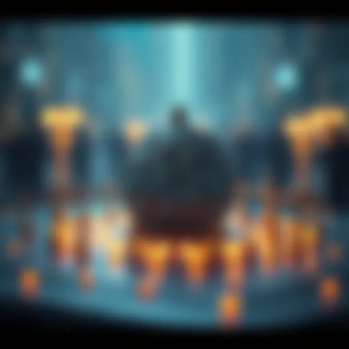 Decentralized Governance Model Conceptual representation of decentralized governance