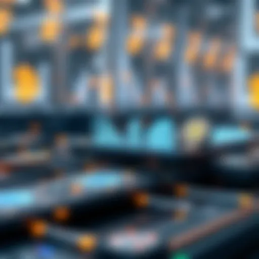 Decentralized Finance Ecosystem Visual representation of decentralized finance ecosystem