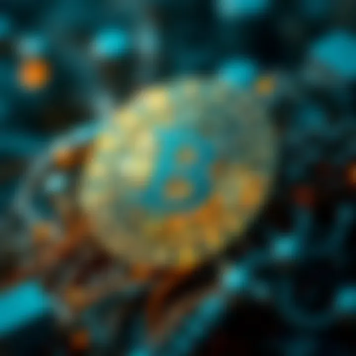 Blockchain: The Backbone of Cryptocurrency Visual representation of blockchain technology and its significance in the digital currency ecosystem.