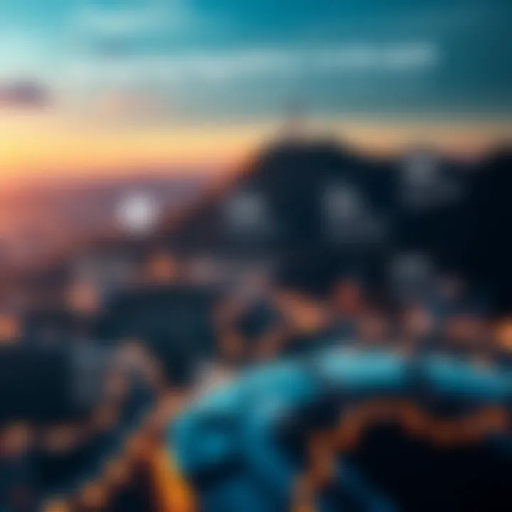 Navigating Regulatory Landscapes An infographic showcasing regulatory frameworks governing digital currencies across different jurisdictions.