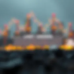 Conceptual illustration of limit orders in crypto trading