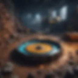 Visual representation of mining pool statistics