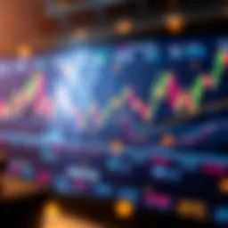 Dynamic visualization of cryptocurrency market trends