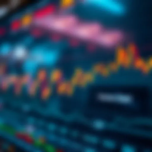 Volume Chart Visualization in Cryptocurrency Trading Detailed visualization of a volume chart showcasing trading activity over time